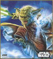 【中古】食玩 雑貨 SW-C1.ヨーダ キャラクターアート 「スター・ウォーズ 色紙ART」