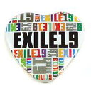 【中古】バッジ・ピンズ(男性) EXILE(ハート型/EXILE19/文字ブラック) 缶バッジ 「EXILE LIVE TOUR 2015 “AMAZING W...
