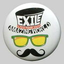 【中古】バッジ・ピンズ(男性) EXILE(ハット/背景ホワイト) 缶バッジ 「EXILE LIVE TOUR 2015 “AMAZING WORLD”」
