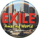 【中古】バッジ・ピンズ(男性) EXILE(文字レッド/背景NY) AMAZING WORLD 缶バッジ 「EXILE LIVE TOUR 2015 “AMAZ...