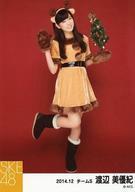 【中古】生写真(AKB48・SKE48)/アイドル/SKE48 渡辺美優紀/全身・体左向き・左足上げ/「NHK紅白ステージ衣装」「2014.05」個別生写真