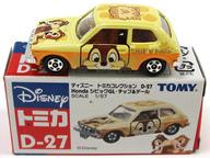 【中古】ミニカー 1/57 ホンダ シビックGL チップ＆デール(イエロー×オレンジ) 「ディズニー トミカコレクション D-27」