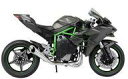 【中古】ミニカー 1/12 Kawasaki Ninja H2R(ガンメタリック×ライトグリーン) 「完成品バイクシリーズ」 097458