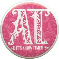 【中古】バッジ・ピンズ(男性) ATSUSHI IT’S SHOW TIME!! 缶バッジ(AT/ピンク/縁：ホワイト) 「EXILE ATSUSHI LIVE TOUR 2016 “IT’S SHOW TIME!!”」
