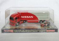 【中古】ミニカー ちびっこチョロQ トランスポーターセット GT500 ニスモ GT-R #23(レッド×グレー)