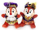 【中古】ぬいぐるみ チップ&デール(ミステリアス・マスカレード) ぬいぐるみバッジ 「ディズニー・ハロウィーン2010」 東京ディズニーシー限定