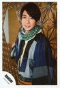 【中古】生写真(ジャニーズ)/アイドル/嵐 嵐/相葉雅紀/上半身・和服黒グレー青・マフラー緑チェック柄・体左向き・背景茶・麻の葉/16春夏 ARASHI “Japonism Show” in ARENA パンフレット&グッズ撮影オフショット/公式生写真