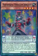 【中古】遊戯王/SR/ペンデュラムモンスター/英語版/2016 Mega-Tins Yugi ＆ Slifer Mega-Tin CT13-EN007[SR]：Performapal Pendulum Sorcerer/EMペンデュラム・マジシャン