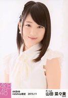【中古】生写真(AKB48・SKE48)/アイドル/AKB48 山田菜々美/バストアップ・斜め体左向き/AKB48 2015年11月 net shop限定個別生写真 「2015.11」