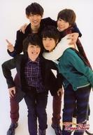 【中古】生写真(ジャニーズ)/アイドル/関西ジャニーズJr. 関西ジャニーズJr./集合(4人)/全身・衣装黒緑白赤紫・抱き付き・肩組み・向井右手親指立て/関西ジャニーズJr. X’mas Show 2015