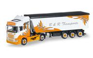 【中古】ミニカー 1/87 スカニアR HLストッフェルライナー セミトレーラー”B＆R Transporte / Arrow Hunter” [306287]