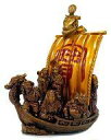 【中古】食玩 キーホルダー 【シークレット1】 宝船(金) 「福神根付」