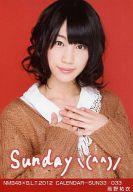 š̿(AKB48SKE48)/ɥ/NMB48 ʹ/NMB48B.L.T.2012 CALENDAR-SUN33/033