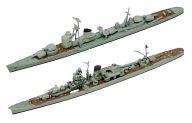 【中古】食玩 プラモデル 03.軽巡洋艦 矢矧/駆逐艦 秋月2隻セット Btype(洋上Ver.) 「艦船キットコレク..