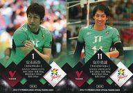 【中古】スポーツ/レギュラーカード/2016/17 V・プレミアリーグ男子公式トレーディングカード RG-36 [レギュラーカード] ： 安永拓弥/安井勇誠