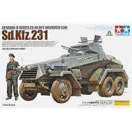 【中古】プラモデル 1/35 ドイツ 6輪装甲車 Sd.Kfz.231 「タミヤ・イタレリシリーズ」 ディスプレイモデル [37024]