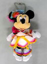 【中古】ぬいぐるみ ミニーマウス(彩涼華舞) ぬいぐるみバッジ 「ディズニー夏祭り 2016」 東京ディズニーランド限定