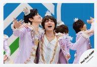 【中古】生写真(ジャニーズ)/アイドル/Hey!Say!JUMP Hey!Say!JUMP/中島裕翔・伊野尾慧/横型・上半身・衣装紫・王冠・肩組み・口開け/公式生写真