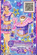 【中古】アイカツDCD/P/トップス/セクシー/アイカツスターズ!オリジナルドレスコレクション2 69-3-★ [P] ： パープルスターワンショルダー/七倉小春