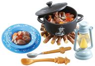 トレーディングフィギュア 6.外でかこむ夕食 「ムーミン Moomin Homestyle Dishes 楽しい食卓」