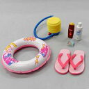 【中古】食玩 トレーディングフィギュア 5-2.プールと海水浴 ピンクVer. 「夏のおもいで 第2弾 夏のよろこび」