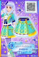 【中古】アイカツDCD/P/ボトムス/クール/アイカツスターズ!データカードダスグミ～New Stage～ SC-2[P]：ルアンマーチングスカート/白銀リリィ