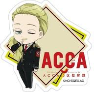 [중고] 배지 핀스 (캐릭터) 파스티스 [ACCA13구 감찰과 아크릴 배지 데포르메 ver]