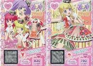 【中古】プリパラ/レア/マイチケ/トップス/ボトムス/ラブリー/TwinkleRibbon/「ちゃお」2017年05月号付録 セブンイレブン限定 P-305/P-306[R]：ハッピーエンブレムセブントップス/ハッピーエンブレムセブンスカート