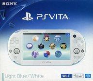 中古 PSVITAハードPlayStationVita本体Wi-Fiモデルライトブルー・ホワイト PCH-2000 (状態:本