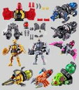 【中古】食玩 プラモデル 全10種セット 「ミニプラ 宇宙戦隊キュウレンジャー キュータマ合体シリーズSP01 キュウレンオー グリスターインジェクションVer...