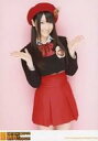 生写真(AKB48・SKE48)/アイドル/SKE48 今出舞/膝上・衣装黒.赤・帽子・両手パー・背景ピンク/DVD「1!2!3!4!ヨロシク!勝負はこれからだ!」特典