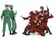 【中古】生写真(男性)/俳優 集合(9人)/横型・全身・衣装緑・赤・しゃがみ・キャラクターショット/「ミュージカル 忍たま乱太郎 第8弾 再演 がんばれ五年生!技あり、術あり、初忍務!!」ブロマイド購入特典C