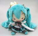 【中古】ぬいぐるみ 初音ミク(口開け 目閉じ) ふわふわぬいぐるみ ”初音ミク 10th Anniversary” 「VOCALOID」