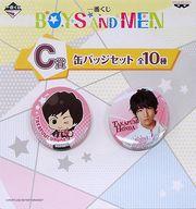 【中古】バッジ・ピンズ(男性) 本田剛文 缶バッジセット(2個組) 「一番くじ BOYS AND MEN」 C賞