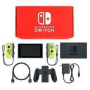 【中古】ニンテンドースイッチハード Nintendo Switch本体 カラーカスタマイズ /Joy-Con(L/R)ネオンイエロー/Joy-Conストラップ(...