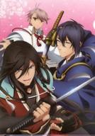 【中古】クリアファイル 和泉守兼定＆三日月宗近＆審神者 A4クリアファイル 「活撃 刀剣乱舞」 アニメディア 2017年9月号別冊付録1