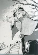 【中古】クリアファイル 中原中也(原作版) 描き下ろしA4クリアファイル 「文豪ストレイドッグス×中原中也記念館」