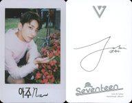 【中古】コレクションカード(男性)/CD「Love ＆ Letter repackage album」封入特典トレカ SEVENTEEN/JOSHUA(ジョシュア)/しゃがみ 衣装ピンク 右手花/CD「Love ＆ Letter repackage album」封入特典トレカ