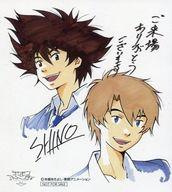 【中古】キャラカード(キャラクター) 太一＆ヤマト/オメガモン 描きおろしイラストリバーシブルカード 「デジモンアドベンチャー tri. 第1章『再会』」 4週目劇場入場者特典