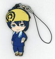 【中古】ストラップ(キャラクター) 三日月宗近 内番コーデVer. ねんどろいどぷらす ラバーストラップ 「刀剣乱舞-ONLINE- ねんどろいどこ〜で 三日月宗近 内番コーデ」 GOODSMILE ONLINE SHOP購入特典