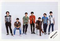 【中古】生写真(ジャニーズ)/アイドル/関ジャニ∞ 関ジャニ∞/集合(7人)/横型・全身・センター丸山、錦戸・渋谷、村上座り/17夏 コンサートパンフ＆グッズ撮影オフショット/公式生写真