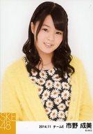 【中古】生写真(AKB48・SKE48)/アイドル/SKE48 市野成美/上半身/「2014.11」「秋服 2014」個別生写真