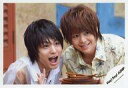 【中古】生写真(ジャニーズ)/アイドル/Hey! Say! JUMP Hey!Say!JUMP/伊野尾慧・有岡大貴/横型・バストアップ・衣装白・緑・花柄・口開け・目線右/公式生写真(3)