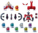 【中古】食玩 プラモデル 全6種セット 「ミニプラ 宇宙戦隊キュウレンジャー キュータマ合体シリーズ07 コジシボイジャー&モライマーズロボ&ミニキュータマセッ...
