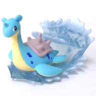 【中古】食玩 トレーディングフィギュア 6.ラプラス：なみのり(メガネスタンド) 「ポケットモンスター ..