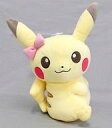 【中古】ぬいぐるみ ピカチュウ(レッドリボン) ピカチュウきみにむちゅう でっかいぬいぐるみ〜おめかしピカチュウ〜 「ポケットモンスター」 ナムコ限定