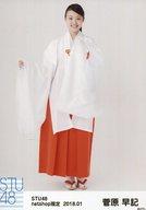 【中古】生写真(AKB48・SKE48)/アイドル/STU48 菅原早記/全身/STU48 2018年1月度netshop限定ランダム生写真「巫女」