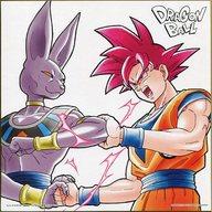 【中古】紙製品(キャラクター) ビルス＆超サイヤ人ゴッド孫悟空 色紙 色コレ 「一番くじ ドラゴンボ ...