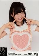 【中古】生写真(AKB48・SKE48)/アイドル/HKT48 秋吉優花/上半身・両手人差し指顔/HKT48SHOP リバーウォーク北九州限定 8月度個別生写真 2014.08