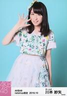 【中古】生写真(AKB48・SKE48)/アイドル/AKB48 川本紗矢/膝上/AKB48 2016年10月度 net shop限定個別生写真「2016.10」 「ボタニカル」 衣装